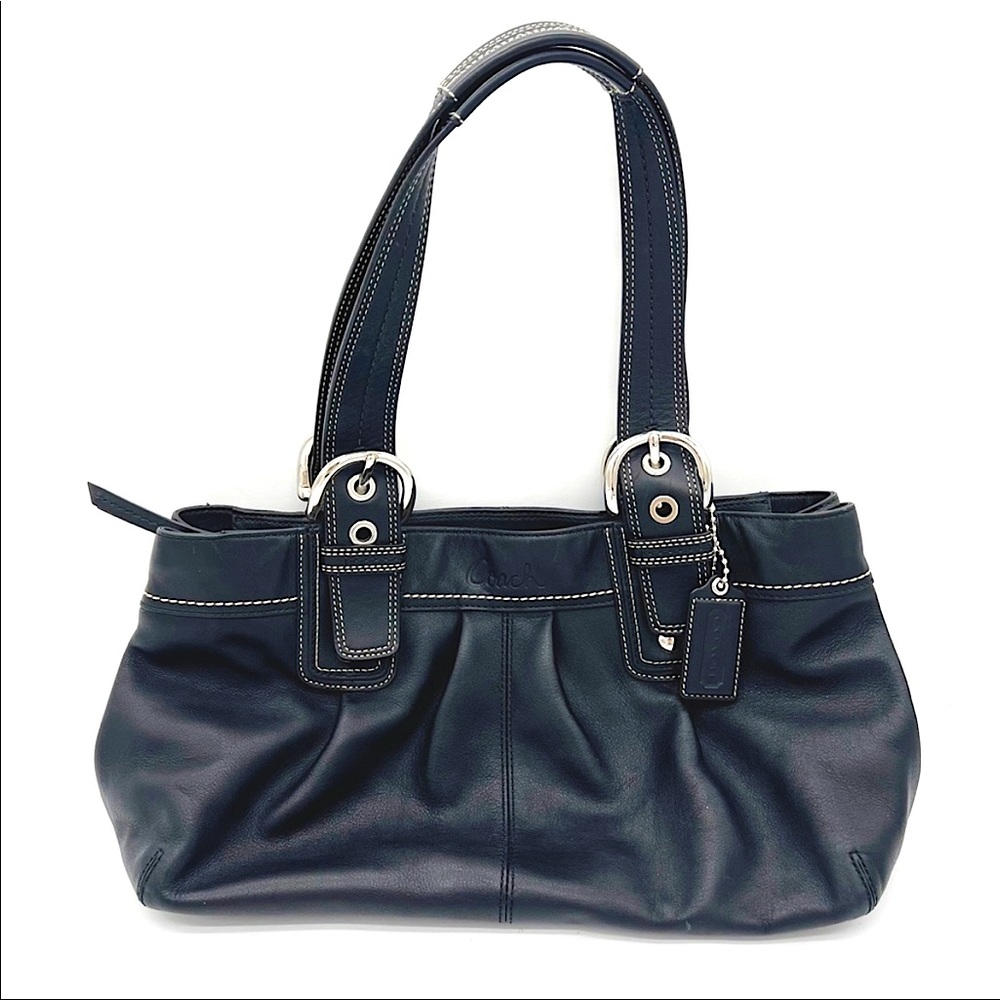 Coach Soho Medium Black Leather Shoulder
